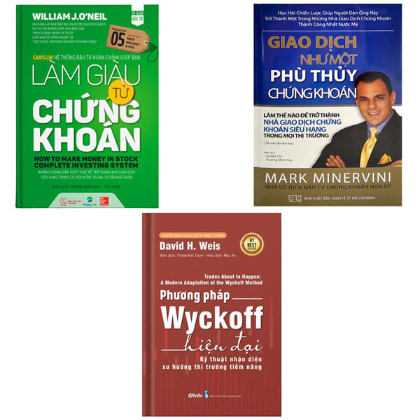 Combo Sách đầu tư chứng khoán theo phương pháp Wyckoff